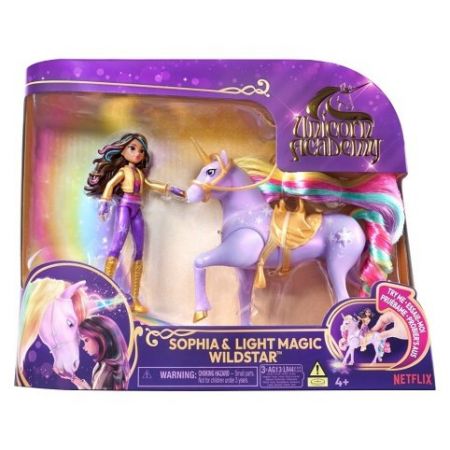 Unicorn academy světelný jednorožec a figurka 11 cm Sophia &amp; Wildstar