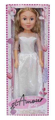 Panenka nevěsta 80 cm elegantní šaty