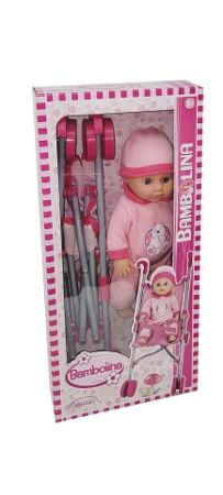 Panenka Bambolína 36 cm + golfky