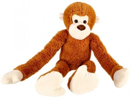 Plyšová opice hnědá 80 cm