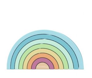 Dřevěná skládací duha