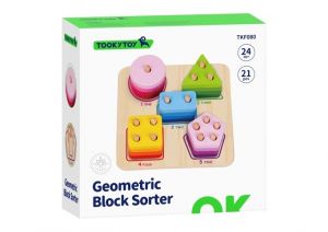 Dřevěná skládačka geometrické tvary