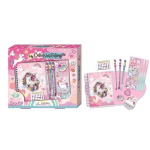 Barevná sada – blok s jednorožcem