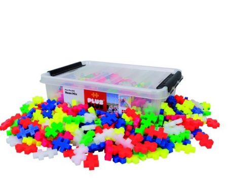 Plus-Plus Box BIG Neon 200 dílků