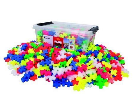 Plus-Plus Box BIG Neon 600 dílků