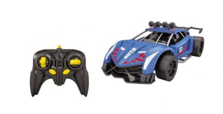 RC auto 1:14 s mlhovým efektem modré