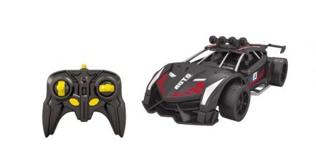 RC auto 1:14 s mlhovým efektem černé