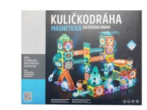Kuličkodráha magnetická se světlem 150ks
