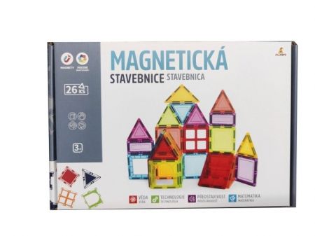 Magnetická stavebnice 26ks
