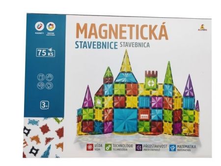 Magnetická stavebnice 75ks