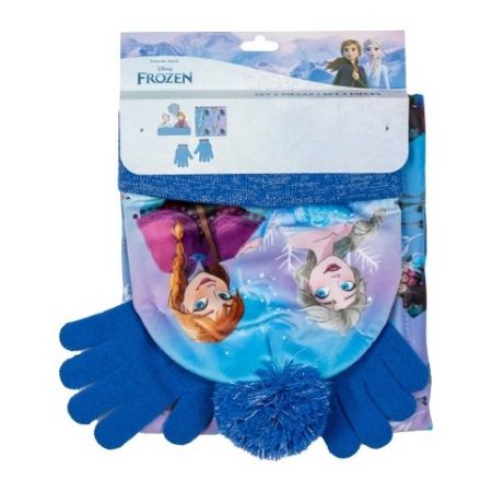 Sada čepice + rukavice + nákrčník Ledové království
