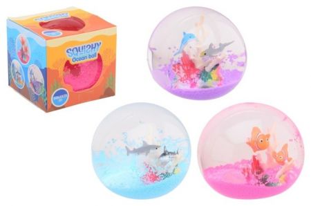 Mačkací míček oceán s rybičkami