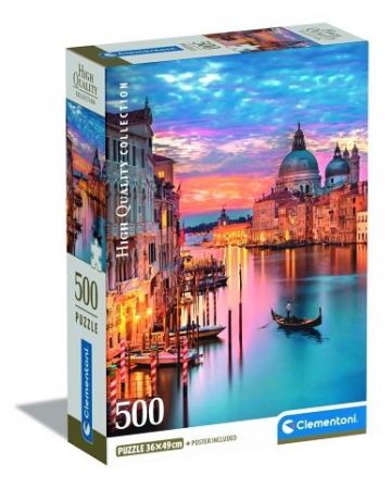 Puzzle 500 dílků Osvětlené Benátky
