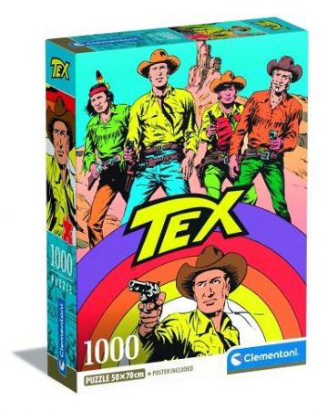Puzzle 1000 dílků Tex - Compact