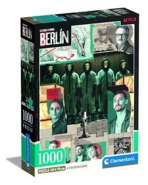 Puzzle 1000 dílků La Casa De Papel Berlin - Jdeme do akce