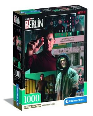 Puzzle 1000 dílků La Casa de Papel Berlin - Šéf