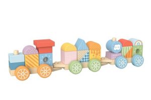 BABU - Dřevěný vláček Duha