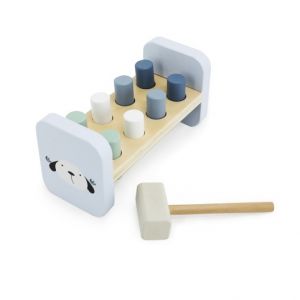 BABU - Dřevěná zatloukačka Pes