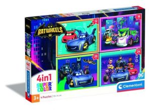 Puzzle 4v1 Batwheels 4v1 (12+16+20+24 dílků)