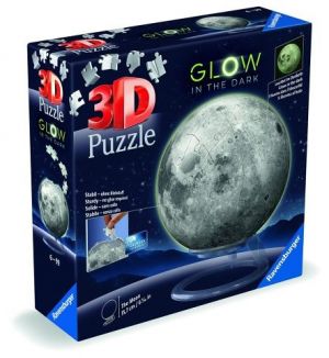 Puzzle Ball 3D Měsíc svítící ve tmě