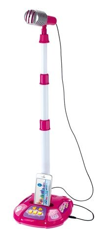 Mikrofon stojací bílý