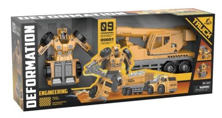 Transformer truck jeřáb - robot