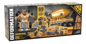 Transformer truck míchačka - robot