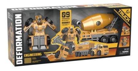Transformer truck míchačka - robot