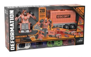 Transformer truck kontejnerový vůz - robot