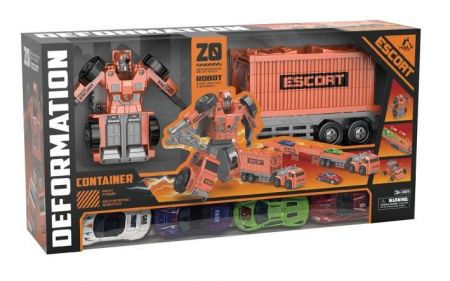 Transformer truck kontejnerový vůz - robot