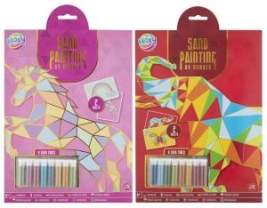 Pískové malování pomocí čísel A4 2 ks