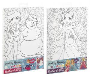 Malování podle čísel na plátno Besties