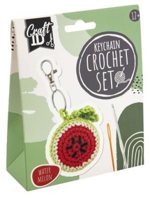 Sada na háčkování - klíčenka duha/melou/sluníčko