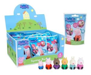 Přívěsek na klíče Prasátko Peppa Squishee