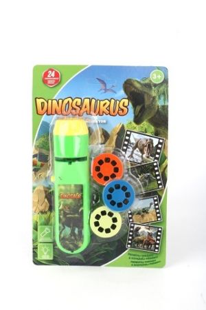 Baterka a projektor Dinosaurus