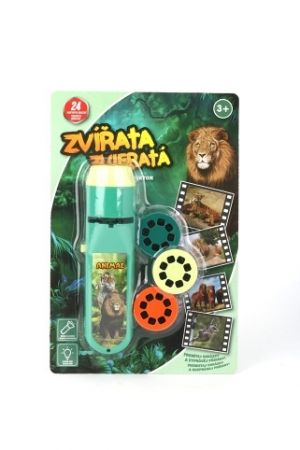 Baterka a projektor zvířata