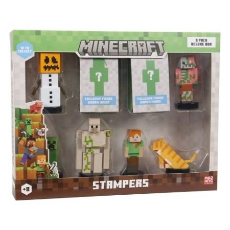 Minecraft razítko - 8 pack Deluxe box