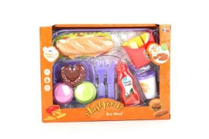 Hrací set jídlo - fast food