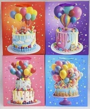 Dárková taška L - Balónky