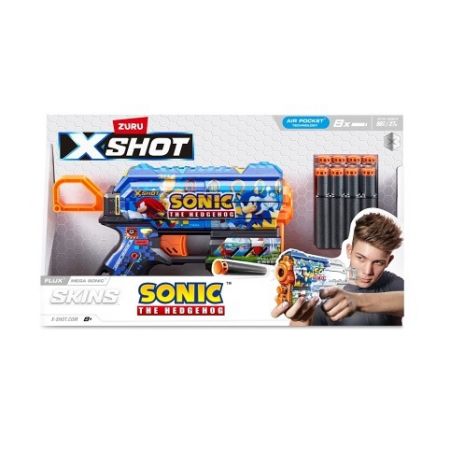 ZURU X-SHOT Skins Flux Sonic the Hedgehog - více druhů