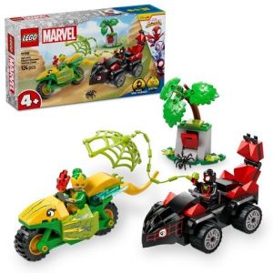 LEGO® Marvel Spidey a jeho úžasní přátelé 11198 Spin, Electro a honička s dinosauřím vozid