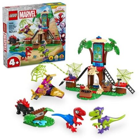 LEGO® Marvel Spidey a jeho úžasní přátelé 11200 Spidey, Gobby a raptoří bitva na základně