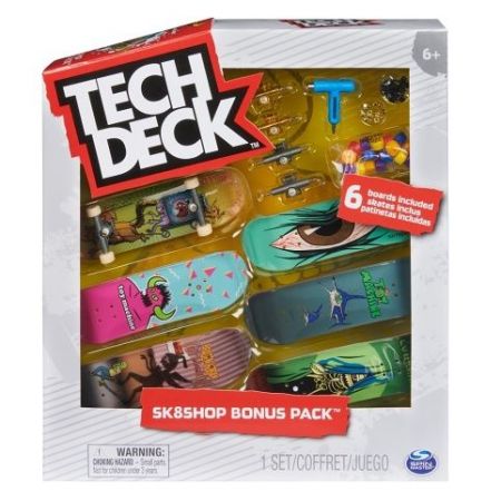 Tech deck fingerboard 6ks s príslušenstvím