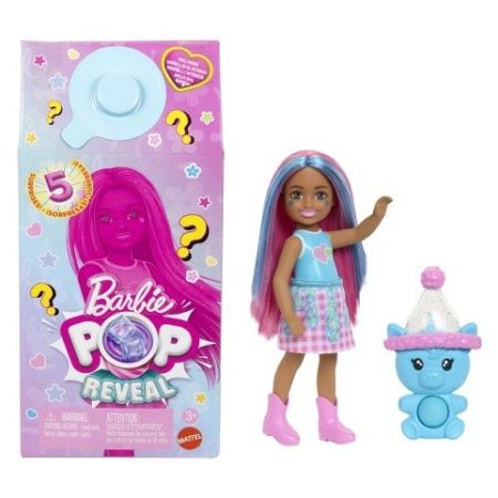 Barbie pop reveal Chelsea koktejlové překvapení