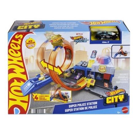 Hot Wheels city super policejní stanice