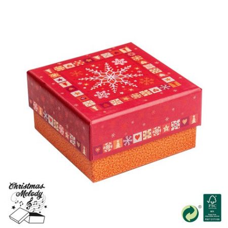 ARGUS Vánoční dárková krabička s hudbou 25511003