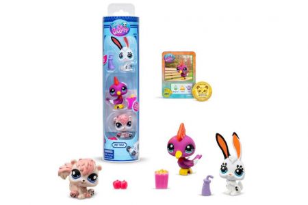 Littlest Pet Shop 3 figurky - č. 99, 100 a 101