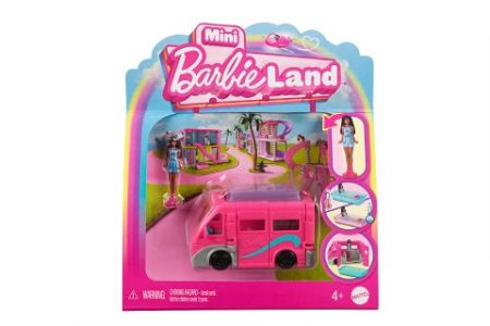 Barbie mini Barbieland dopravní prostředky - karavan snů HYF39
