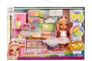 Rainbow High Sada s malou sestřičkou – cukrárna