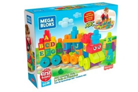 Mega Bloks Vláček ABC Nauč se abecedu DXH35